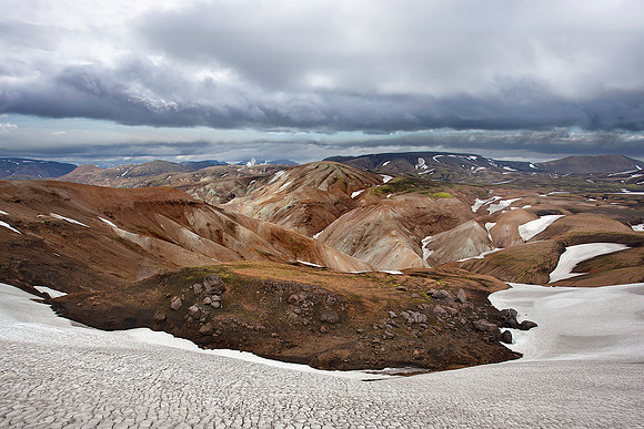 Laugavegur hiking trail, Iceland, 2014