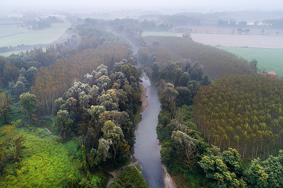 A nord della Diga di Sant'Anna