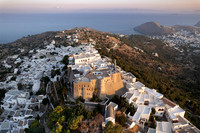 Chora with Holy Monastery of Saint John the Theologian, Patmos, July 2024