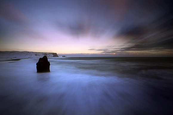 Reynisfjara beach viewed from Dyrhólaey