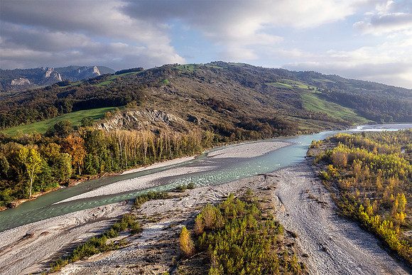 Ai confini del parco dei Sassi di Roccamalatina (i sassi sono visibili in alto a sinistra)