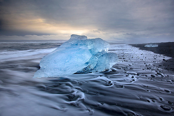 Diamond beach, Jökulsárlón