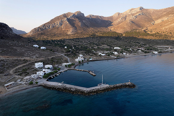 Agios Antonios harbour, Tilos, July 2023
