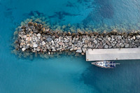 Agios Antonios harbour, Tilos, July 2023