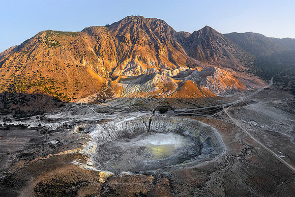 Volcanic crater, Nisiros, July 2023