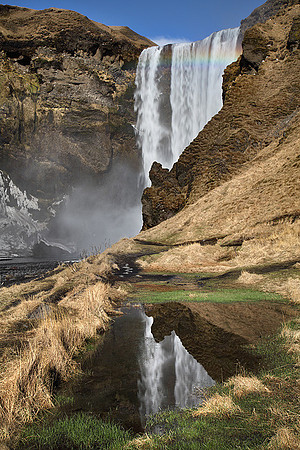 Skógafoss waterfall