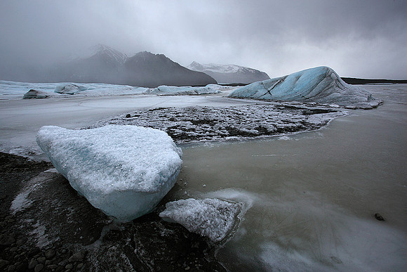 Skaftafellsjökull glacial lagoon