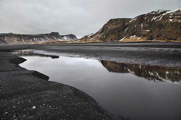 Black volcanic beach, Vík í Mýrdal