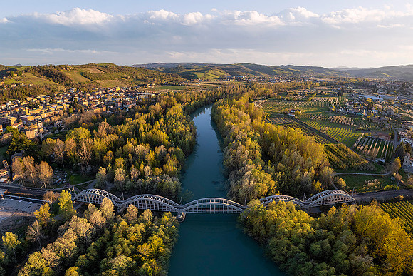 Ponte ferroviario tra Spilamberto e Vignola
